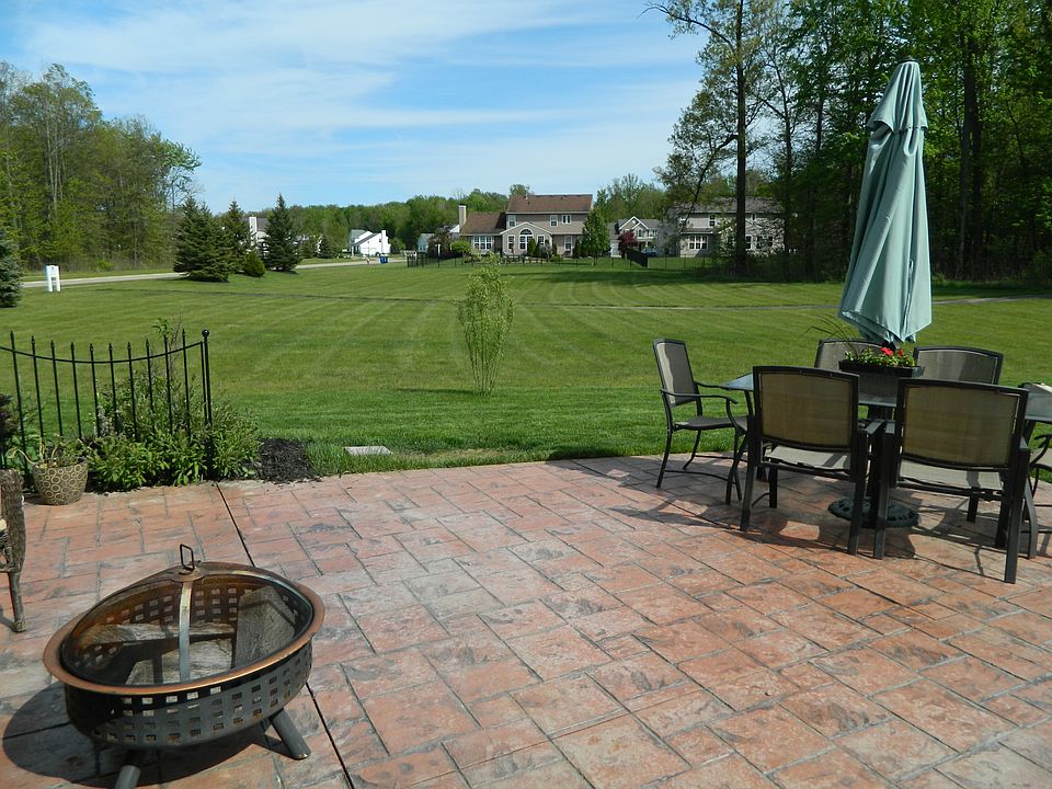 Back porch and large park