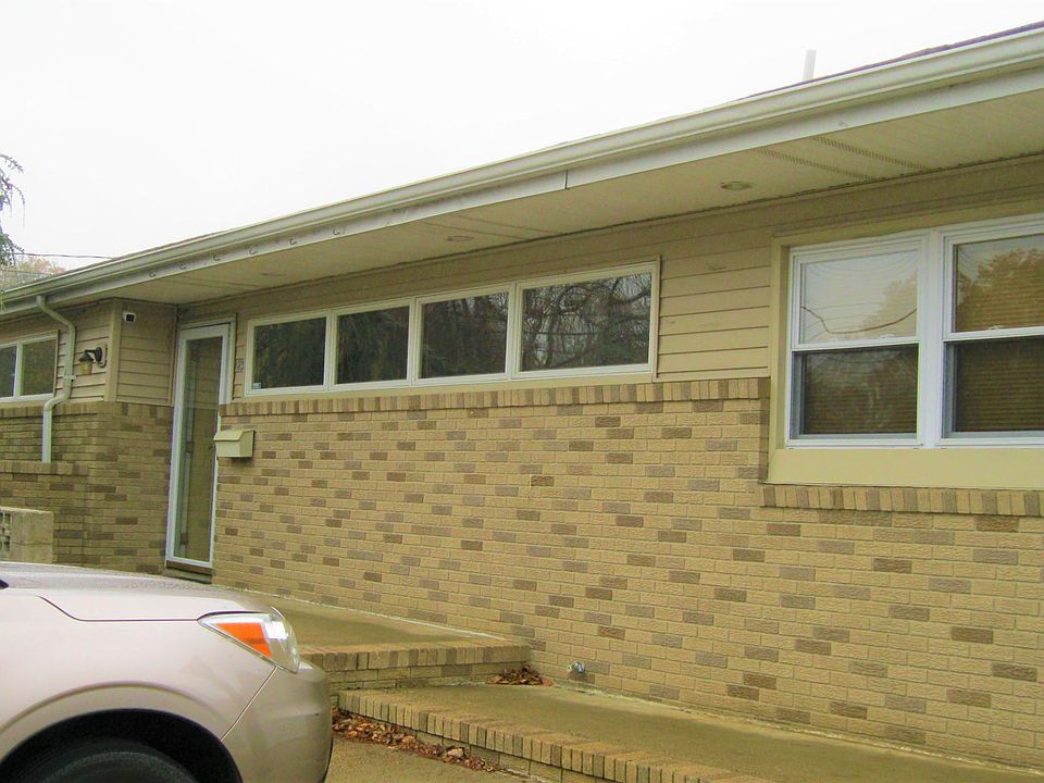 beautiful brick and siding.
