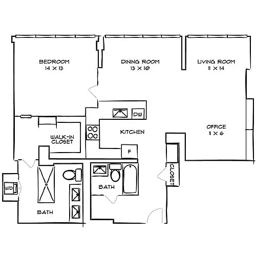 Floor plan Love Penthouse