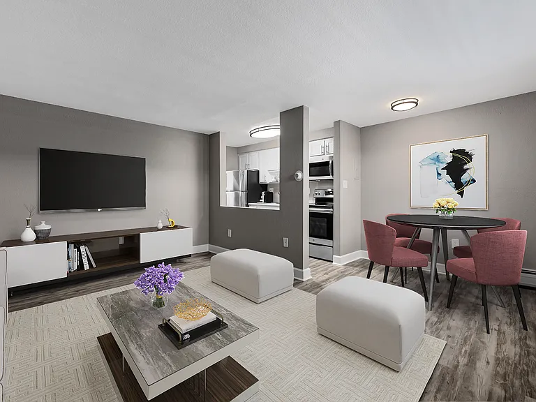 One bedroom living area