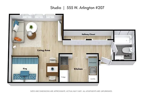 Floor plan Studio