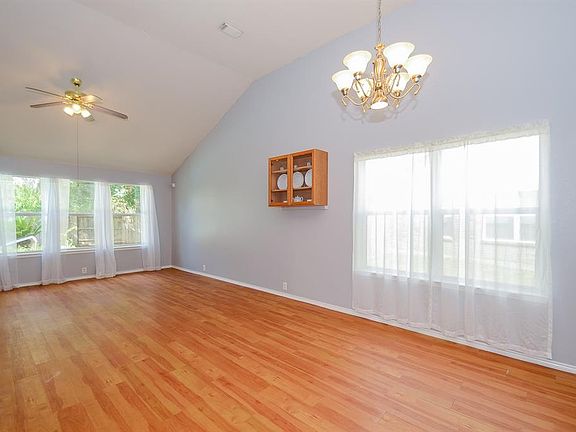 As you walk in to the home you have a large living area and a combined dining area