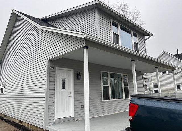 Front view and entrance