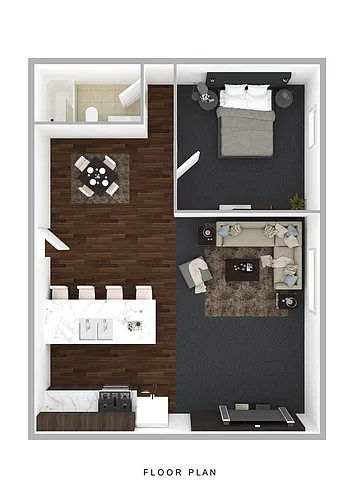 Floor plan 1 Bedroom