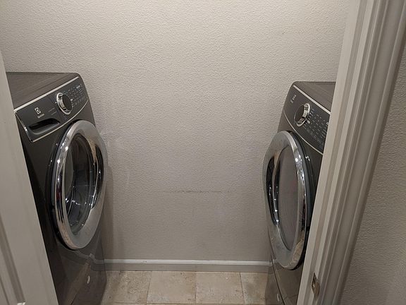 In-unit washer and dryer