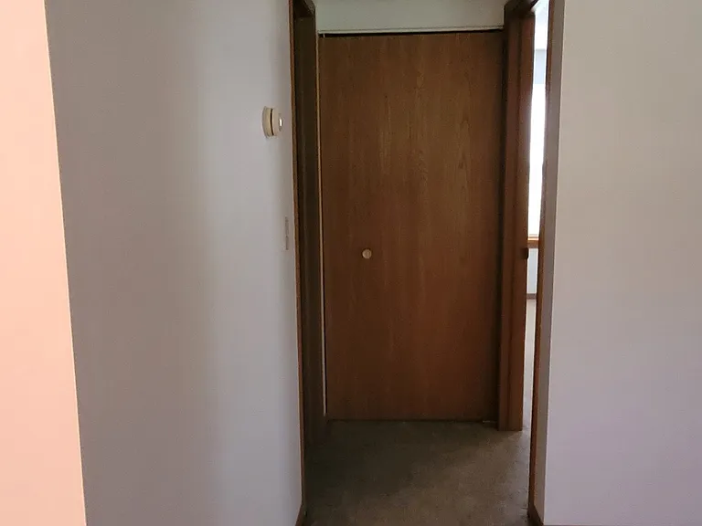 Hallway to bedroom and bathroom.