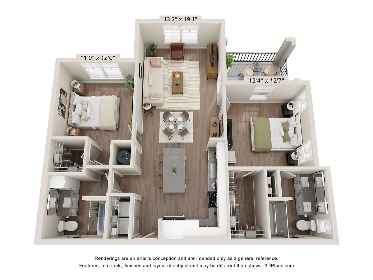 Floor plan B3