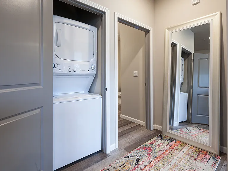 In unit washer and dryer