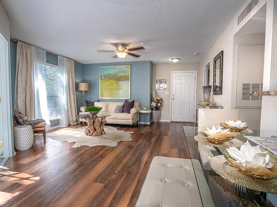 Large living rooms with an abundance of natural light and can fit just about any sofa you desire. Each newly remodeled apartment home has a new ceiling fan in the living room and all updated light fixtures as well. We are excited to offer in-person tour