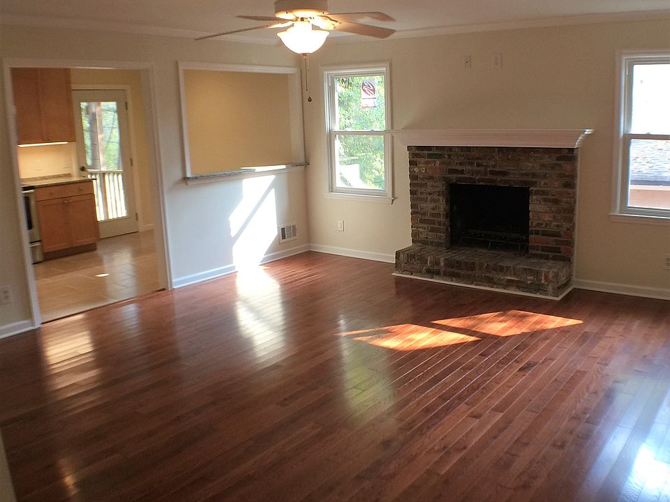 Family room with fireplace
