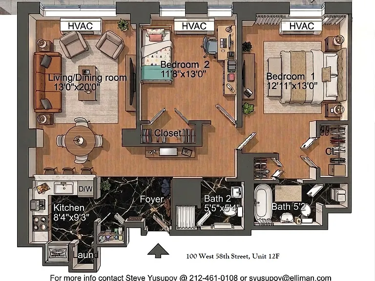 100 W 58th St #12F — Photo 3