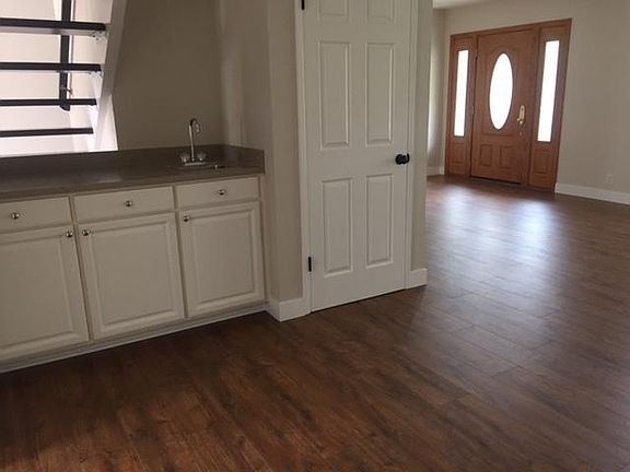 Living room and wet bar