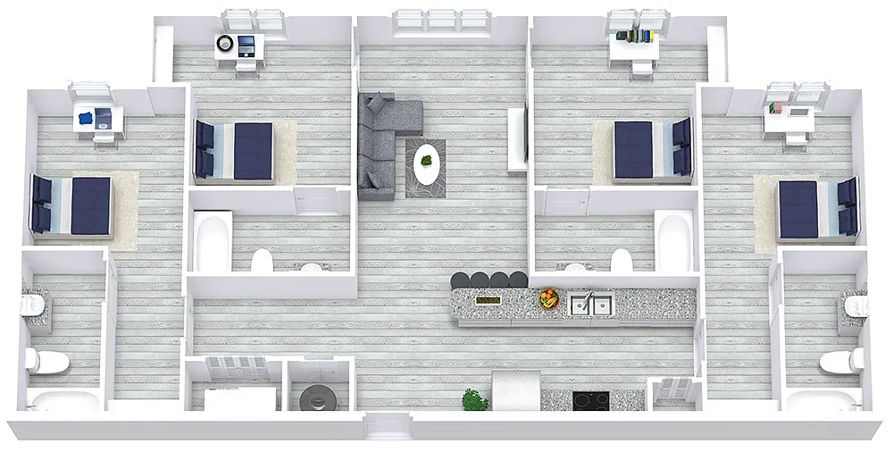 Floor plan 4X4