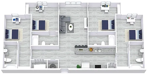 Floor plan 4X4