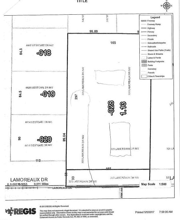 1st image of 335 Lamoreaux Dr NW