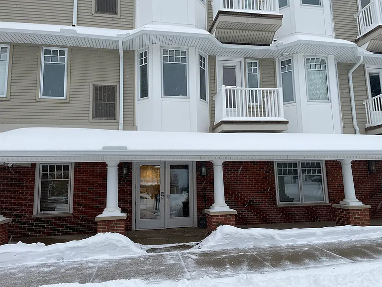 First floor front entry.