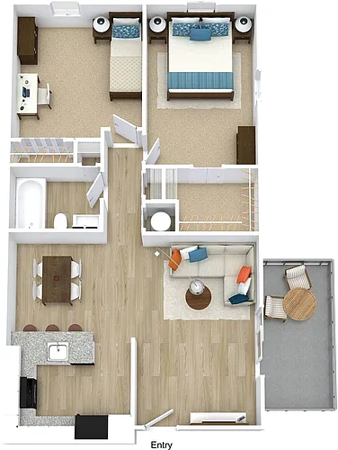 Floor plan B1