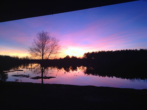 Sunset from the deck