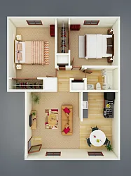 Floor plan B1C