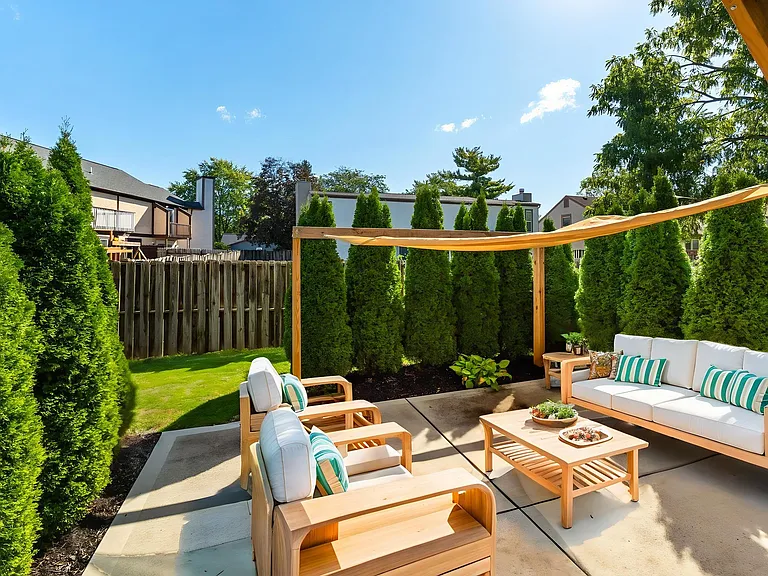 Back patio-Virtually Staged