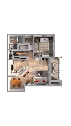 Floor plan A1-L2