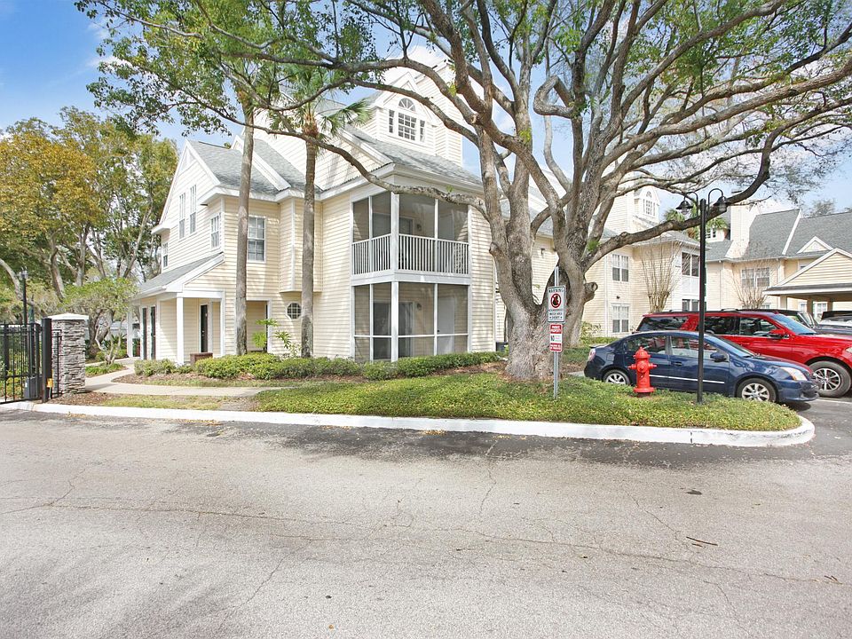 Gated community with beautiful oak trees