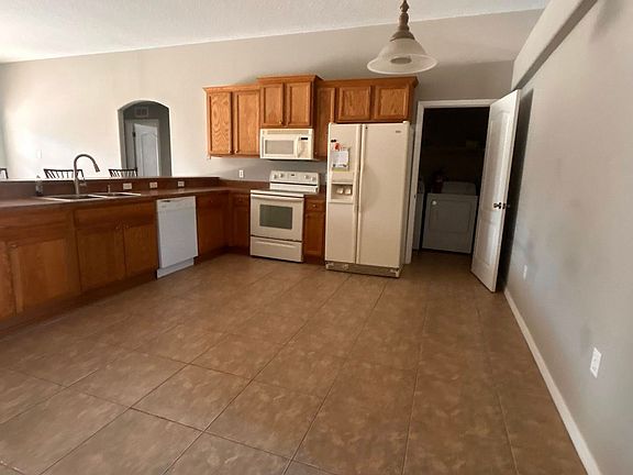 Spacious kitchen.