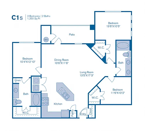 Floor plan C1S