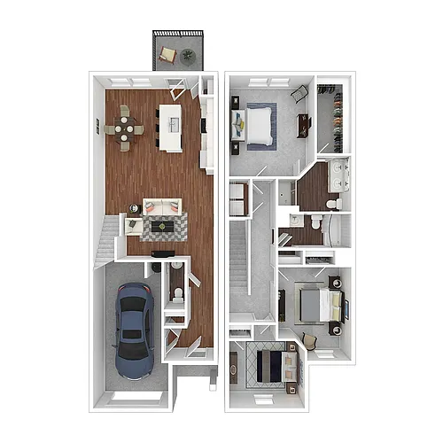 Floor plan 3TH
