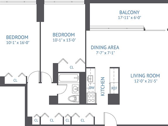 2nd image of 70 W 95th St APT 21F