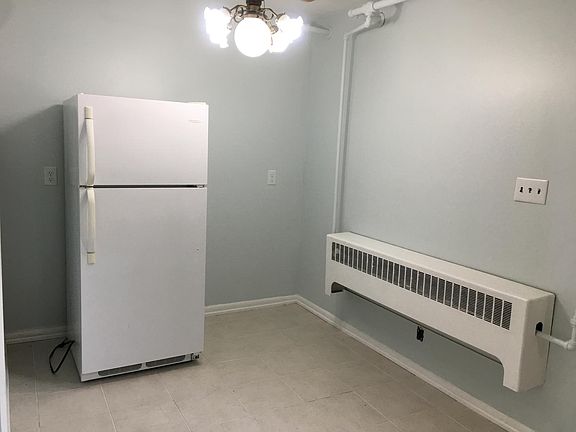 Eat in dining area. Refrigerator may be moved to optimize space.