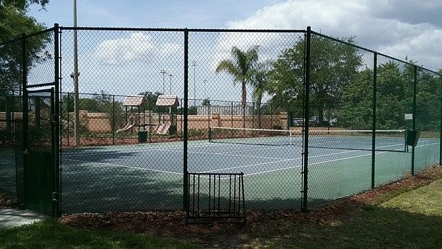 Tennis Court and Playground