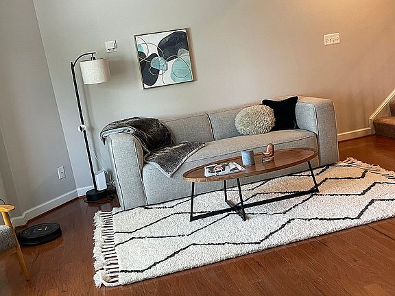 Living room furnished 