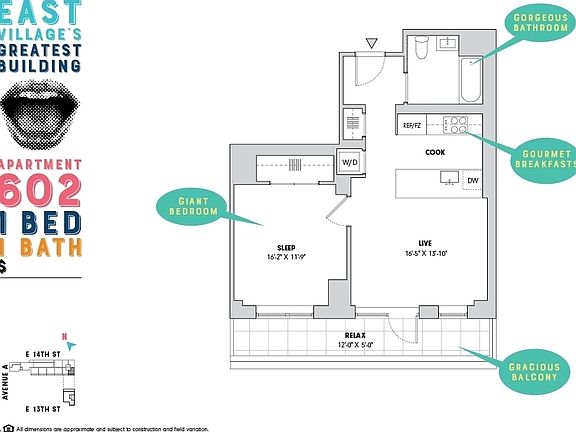 2nd image of 510 E 14th St #602