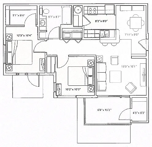 Floor plan Blackfoot