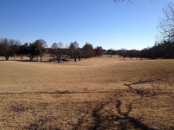 Backyard view of golf course