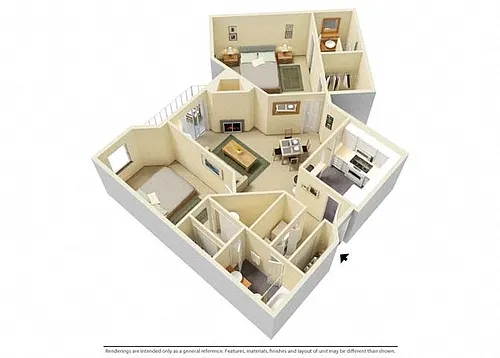 Floor plan Hermitage and Hermitage 2