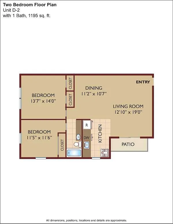Floor plan $2.42/sq.ft. - D-2