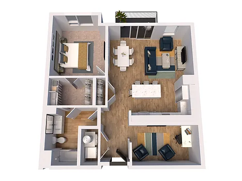Floor plan B6-Den