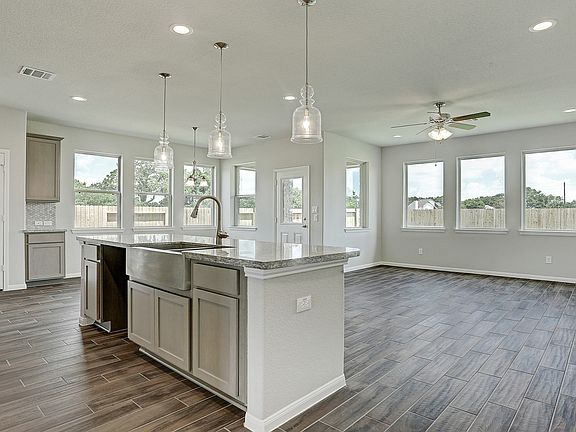 Kitchen open to great room