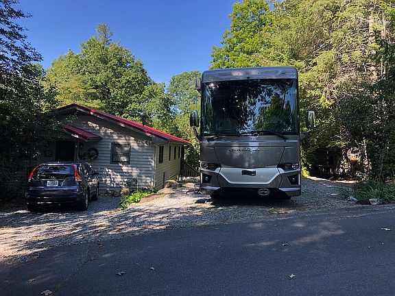 Front with RV