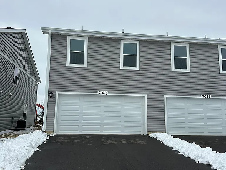 Rear garage door entry