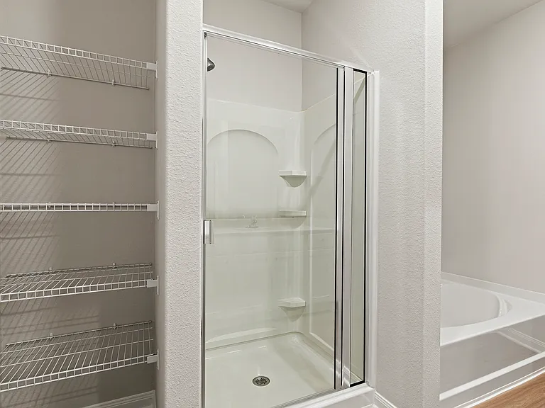 The master bathroom.