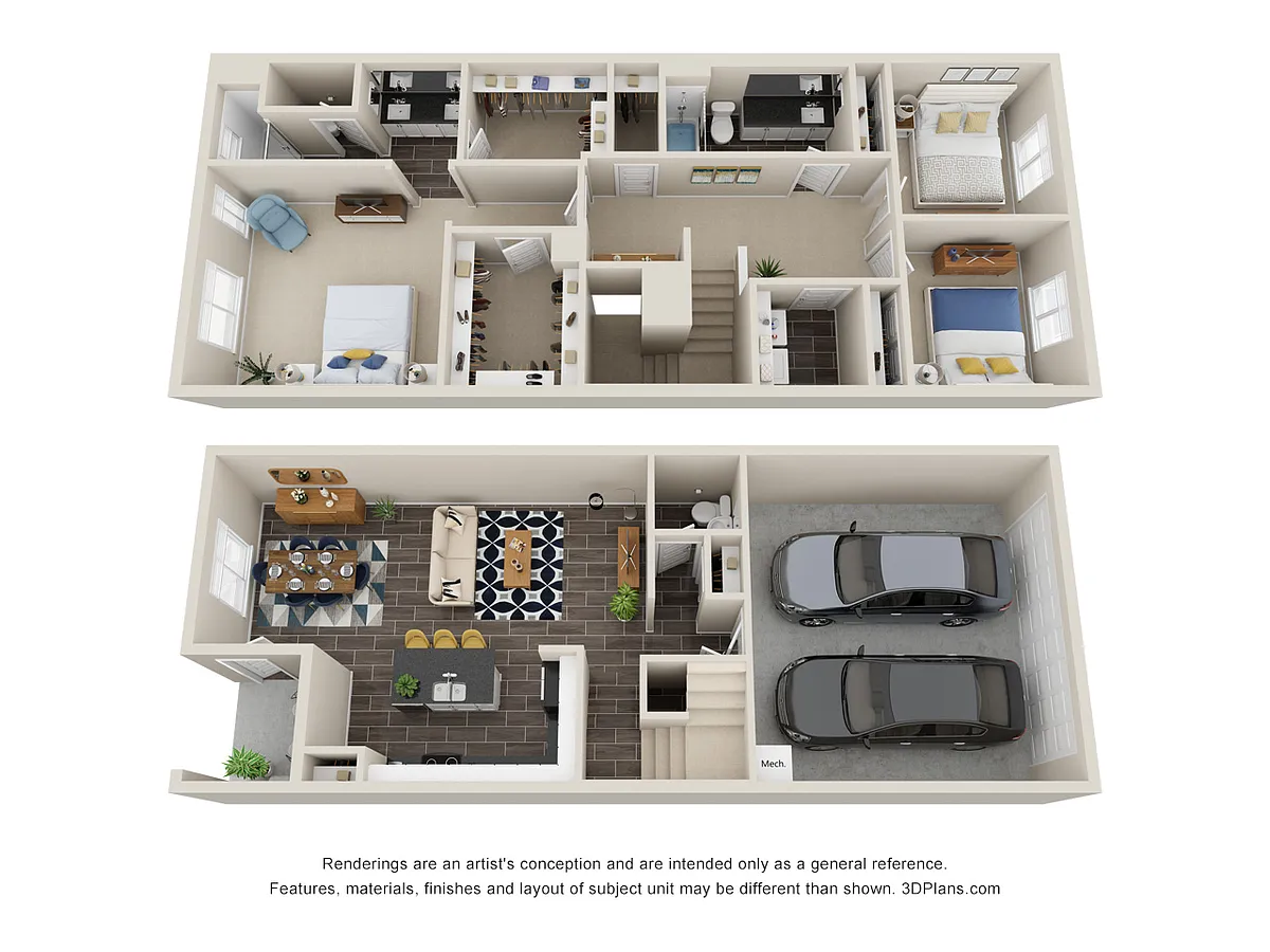 Floor plan 3X25