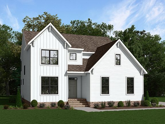 Brookfield Farmhouse A Side Load Garage