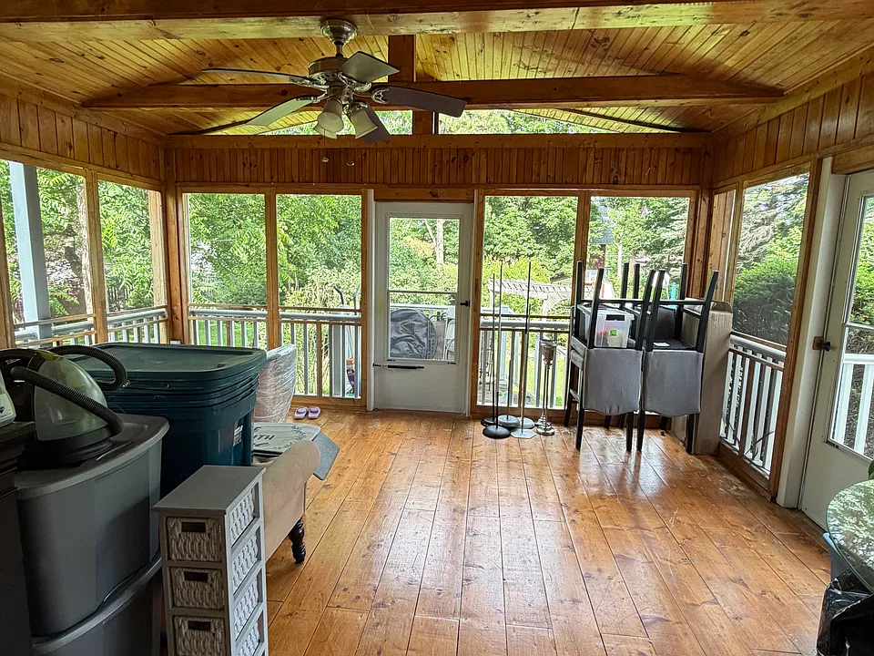 Year round screened in porch. My father's pride and joy