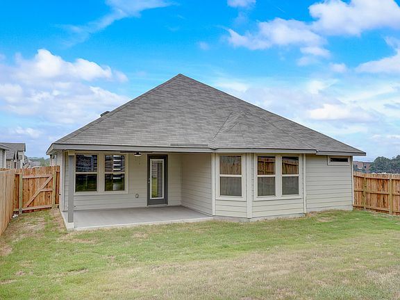 Back exterior of the Oleander floorplan at a Meritage Homes community.