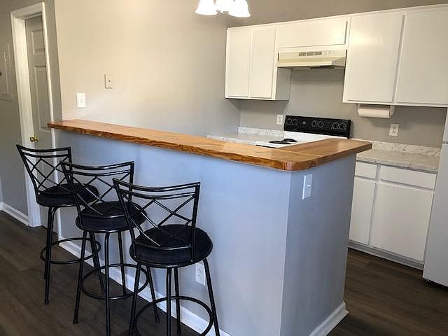 Kitchen bar with stools
