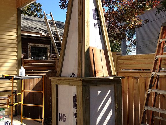 Column (minus cedar shakes)