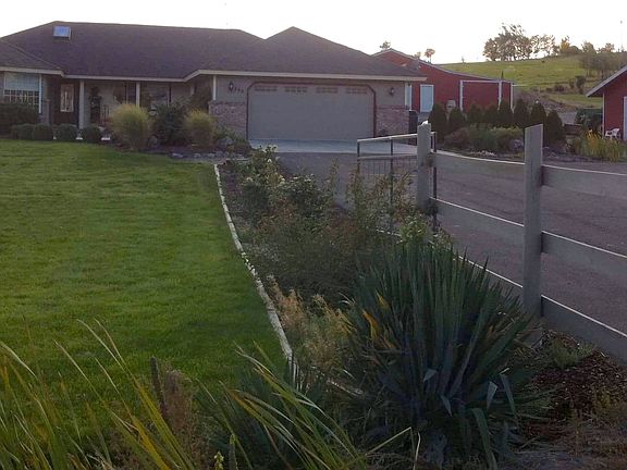 Front of home, shop in back